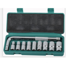 10PCS 1/2" Chrome Plated Socket Set for Hand Tool Car Repair